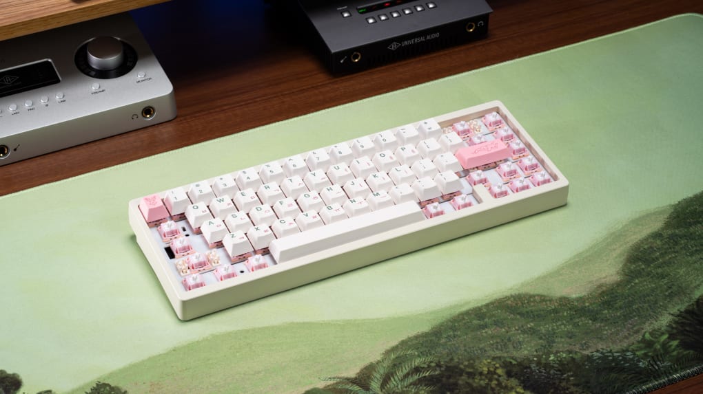 Lucky65 Milky Mechanical Keyboard