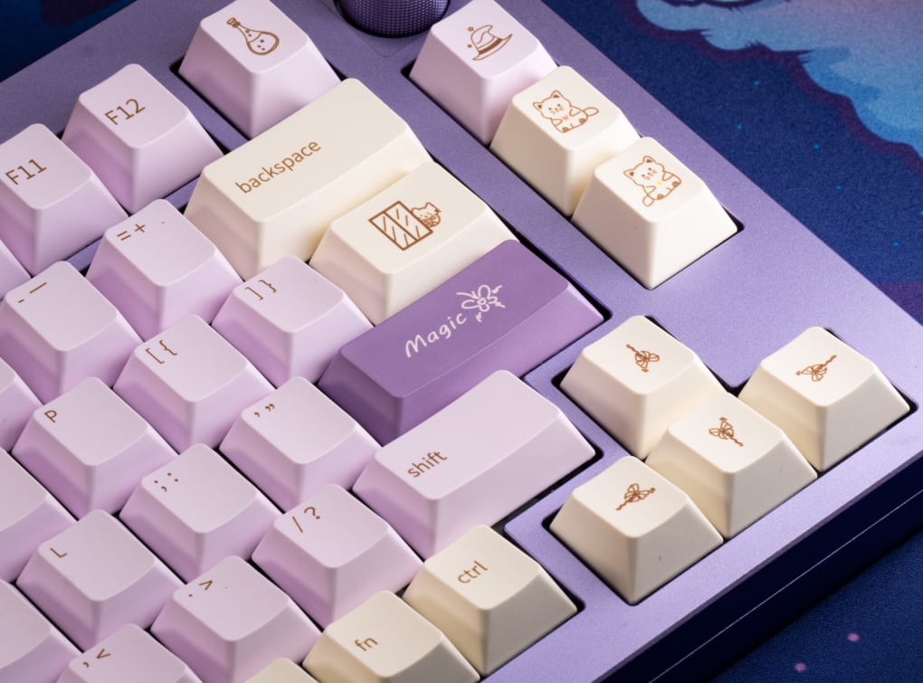 Magic Bunny PBT Keycaps