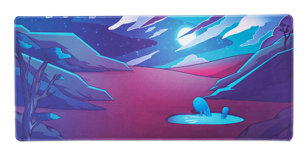 Moonlit Oasis Desk Mat XL Mouse PAD 