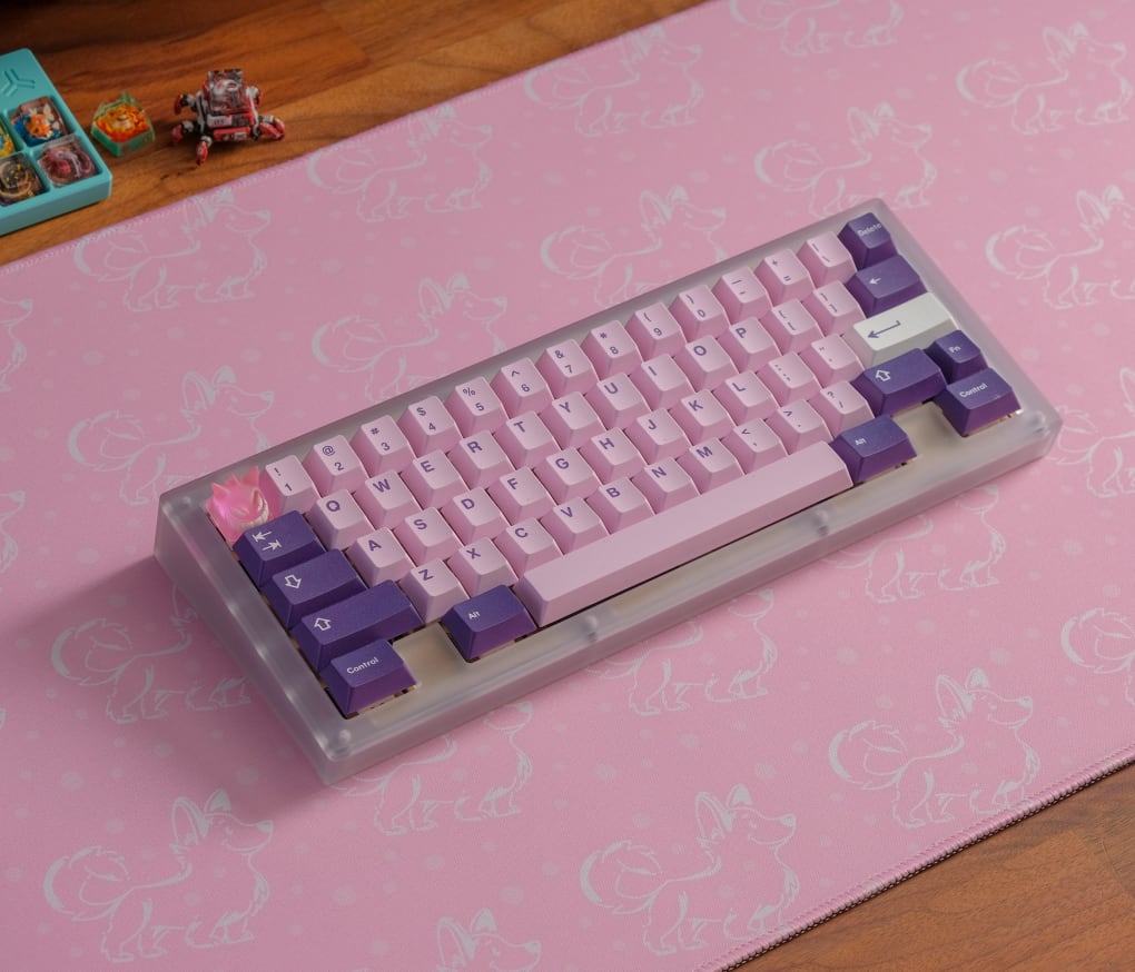 Desk mat pink on sale