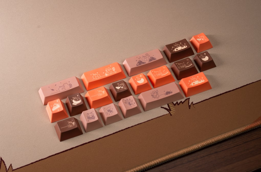 Pumpkin PBT Keycap Novelties