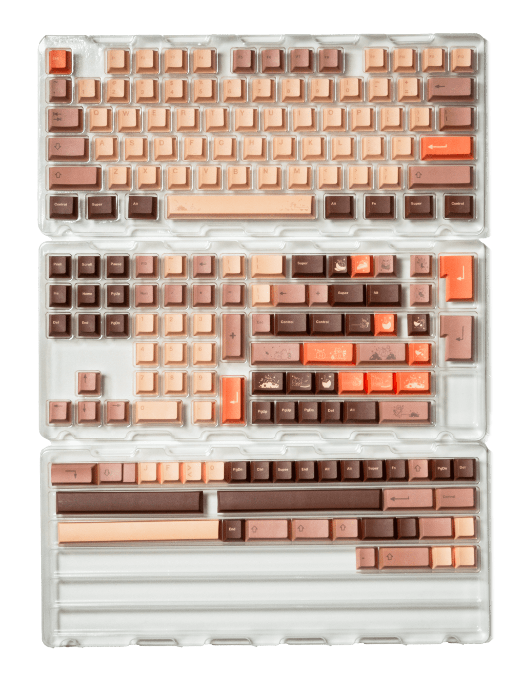 Pumpkin PBT Keycap Layout