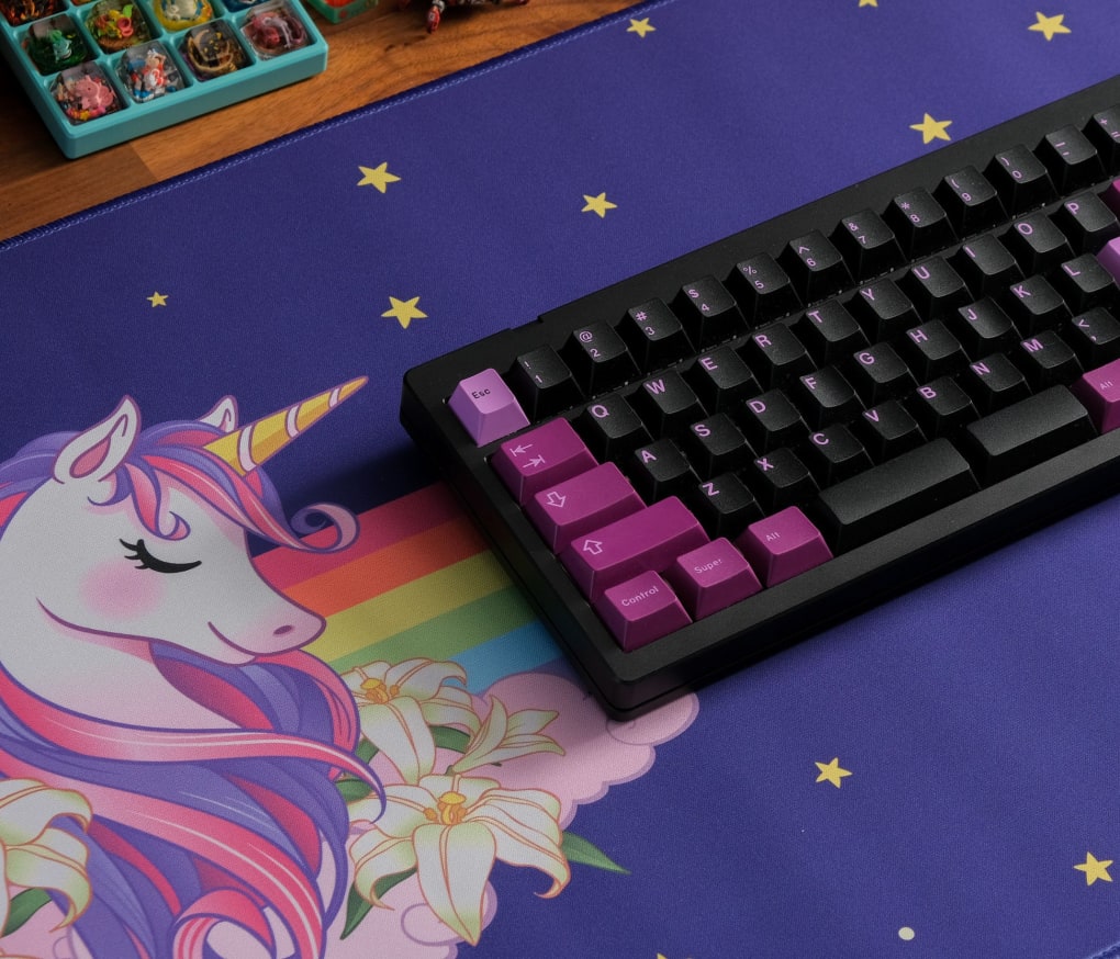 Rainbow Blast XL Desk Mat Mouse Pad