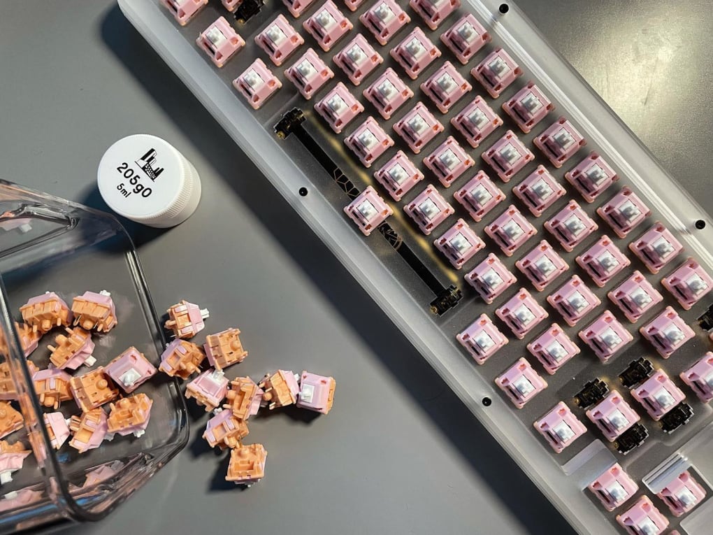 Salmon Switches Mechanical Leyboard Tactile