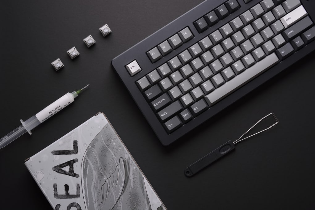 PolyCaps Seal Double-shot PBT Keycaps | Kinetic Labs