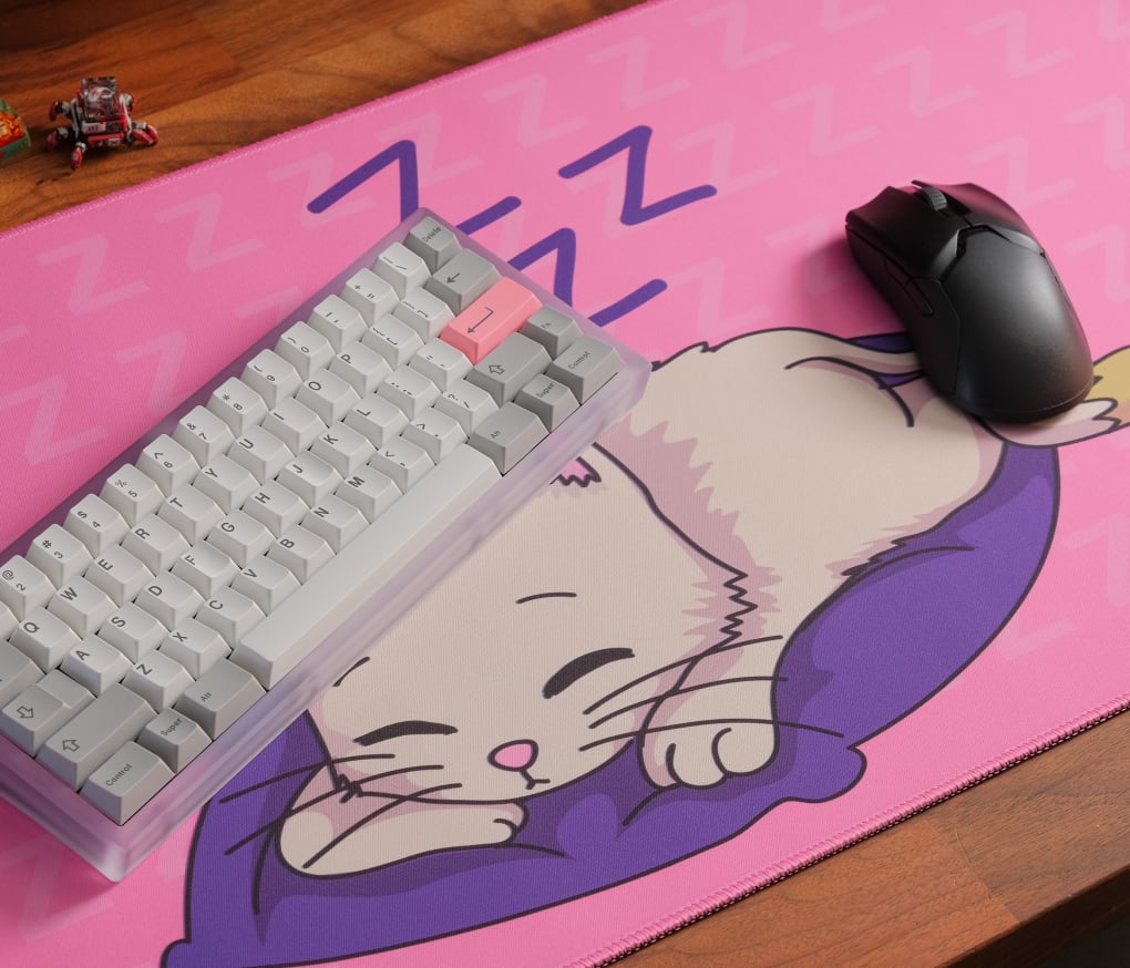 Sleeping Kitty XL Desk Mat Mouse Pad