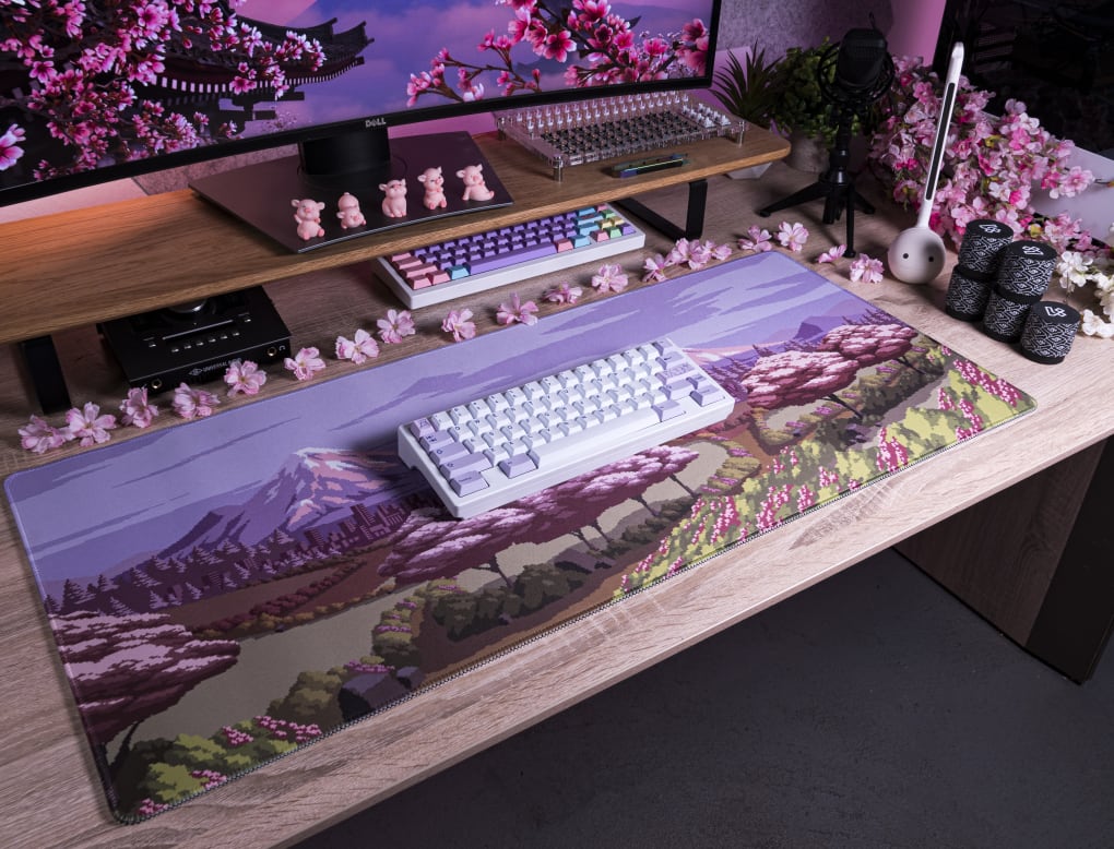 Pixel Comet Desk Mat by Hipyo Tech