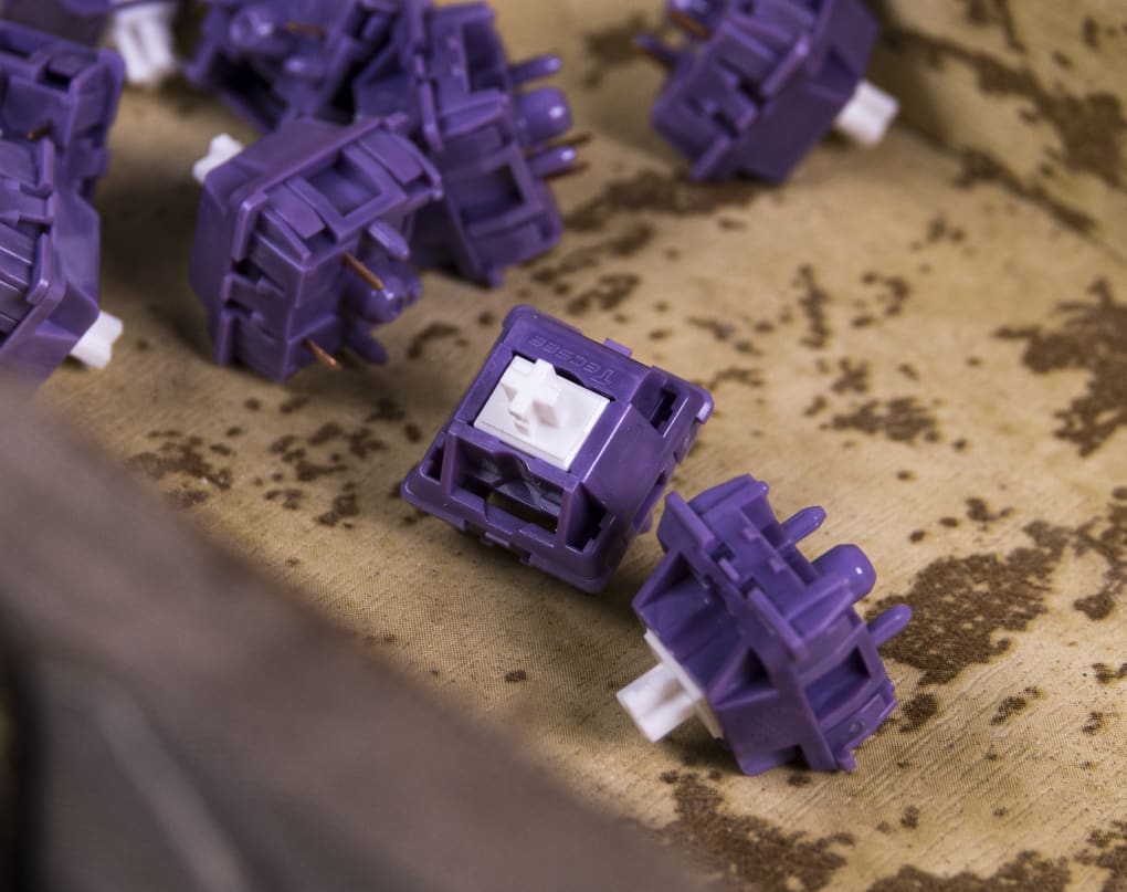 Tecsee Purple Panda Tactile Switches