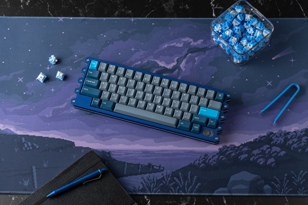 PolyCaps Whale Doubleshot PBT Keycaps Labs