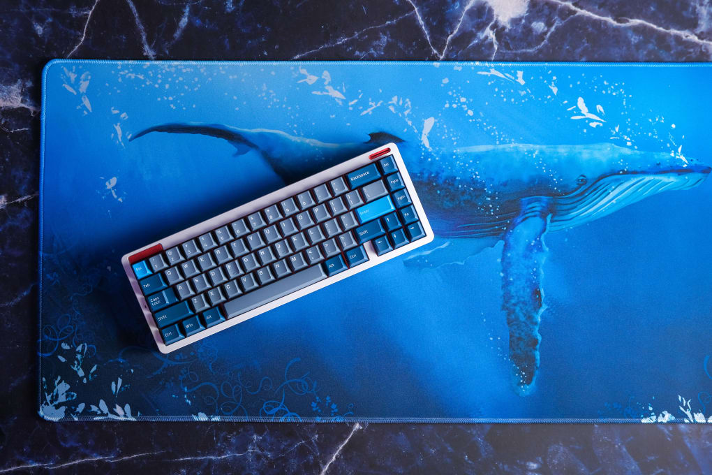 PolyCaps Whale Doubleshot PBT Keycaps Labs