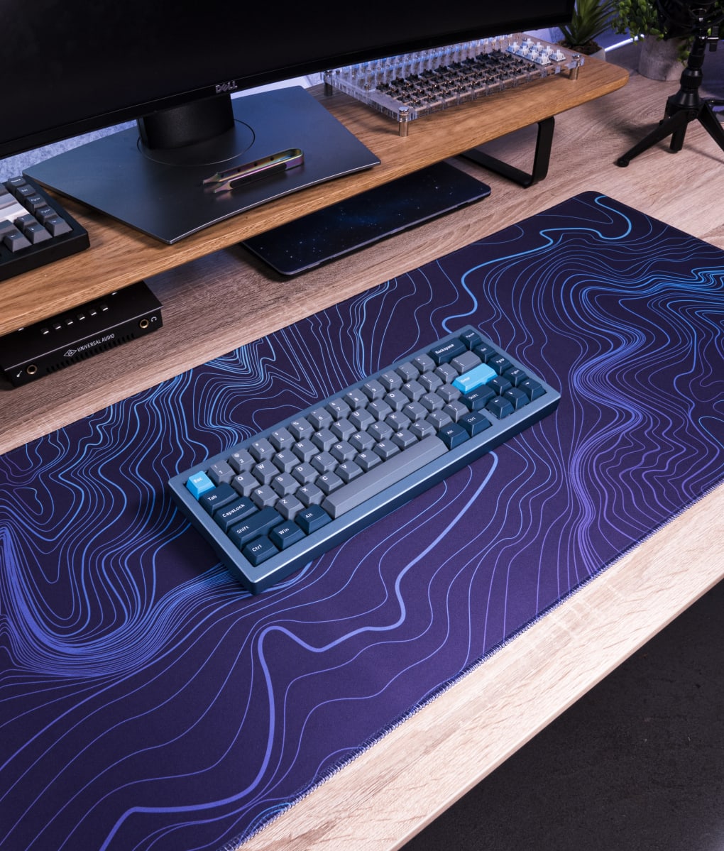 Blue desk mat hotsell
