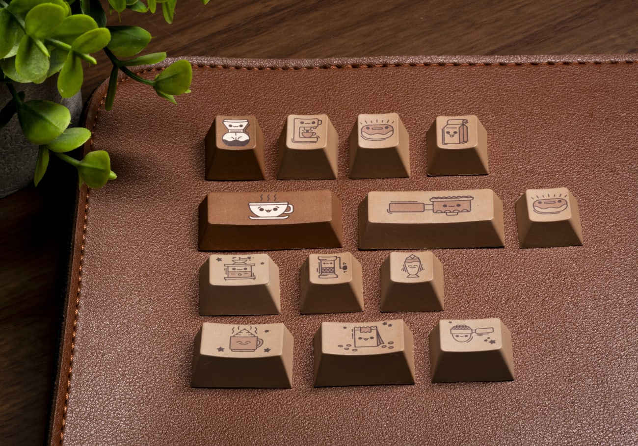 Coffee Shop V2 PBT Keycaps