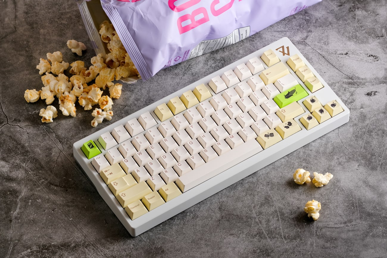 PolyCaps Corn PBT Dye-Sublimation Keycaps