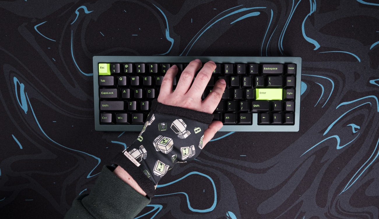 Typing Gloves Code Themed