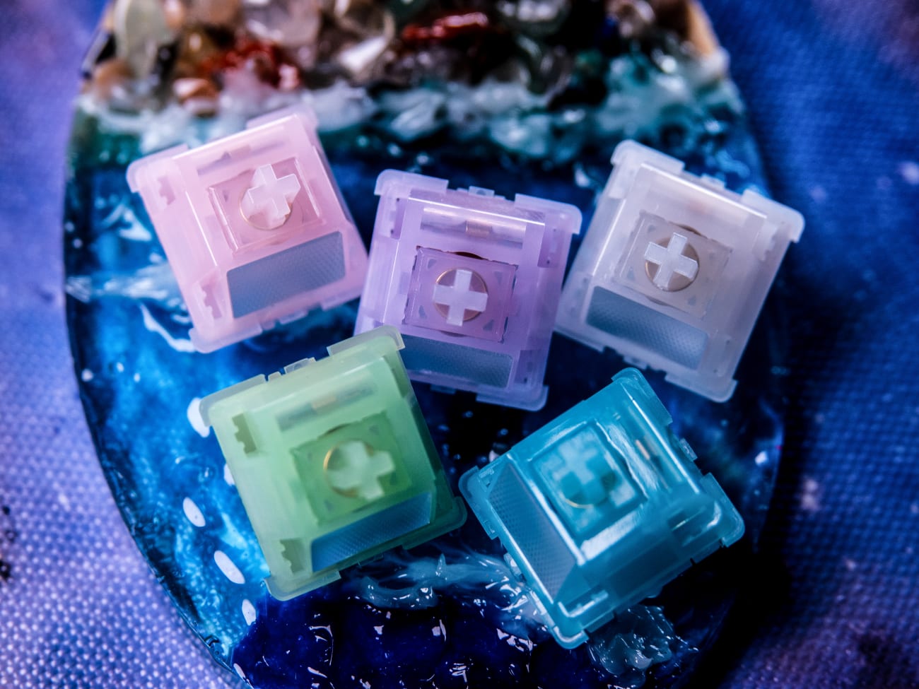 Durock Sea Glass Linear Switches