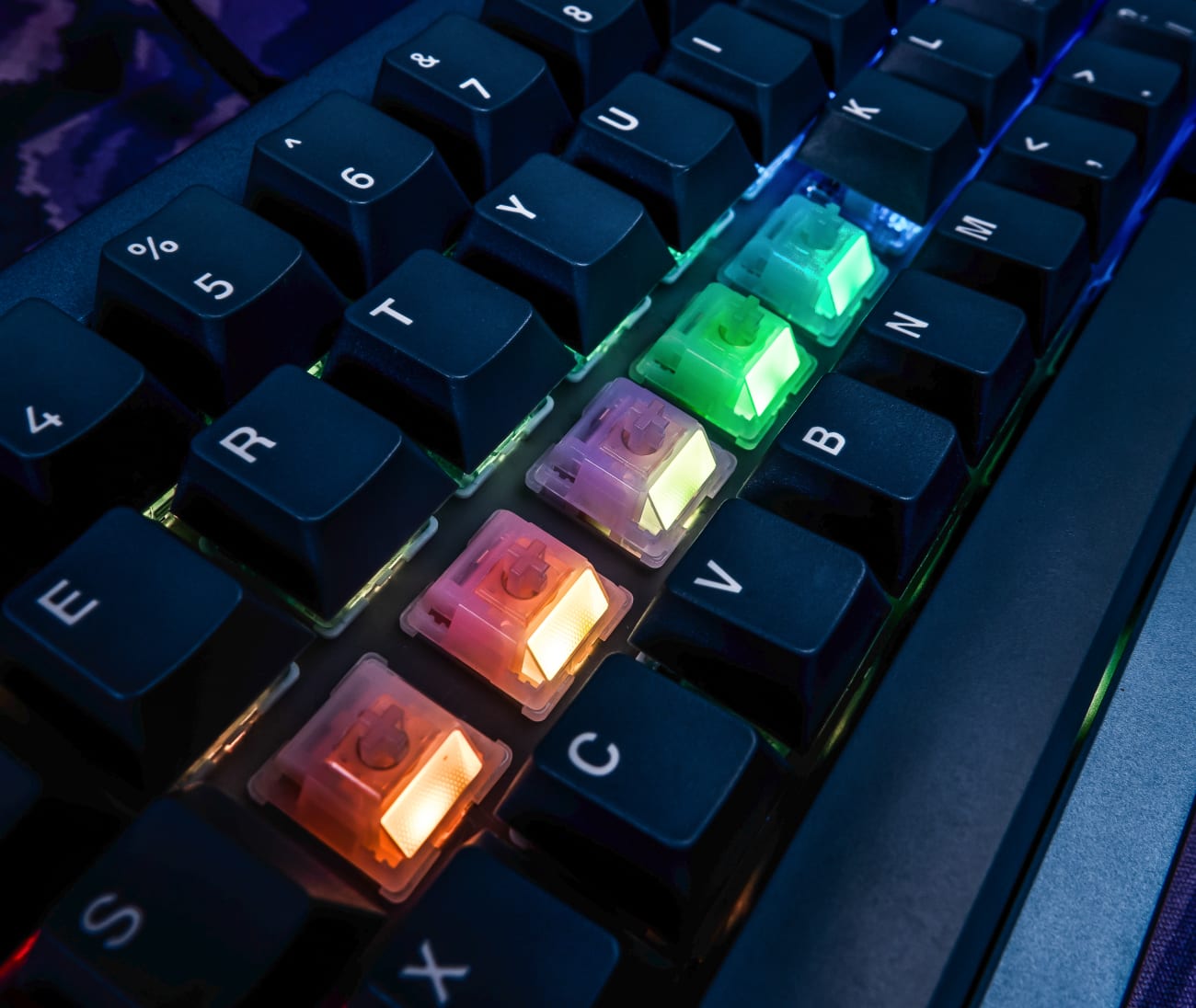 Durock Sea Glass Linear Switches