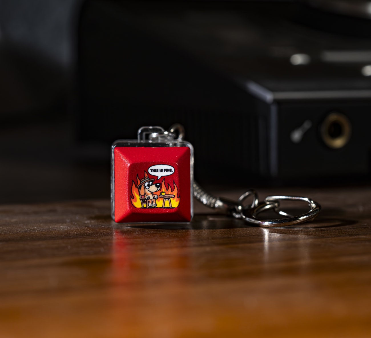 Funny Keycap Fidget - This is fine