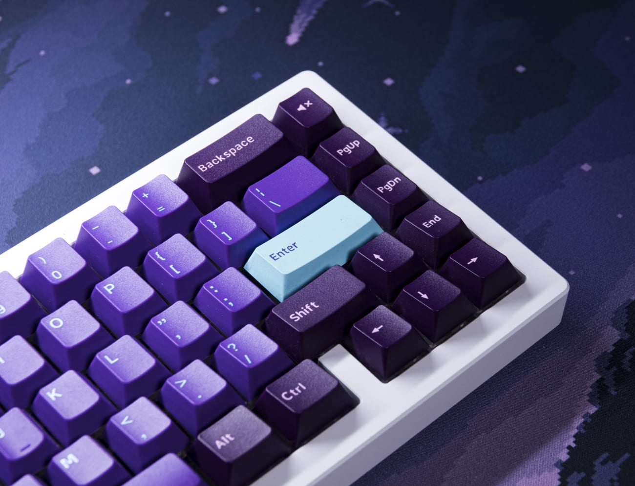 PolyCaps Galaxy Double-Shot PBT Keycaps