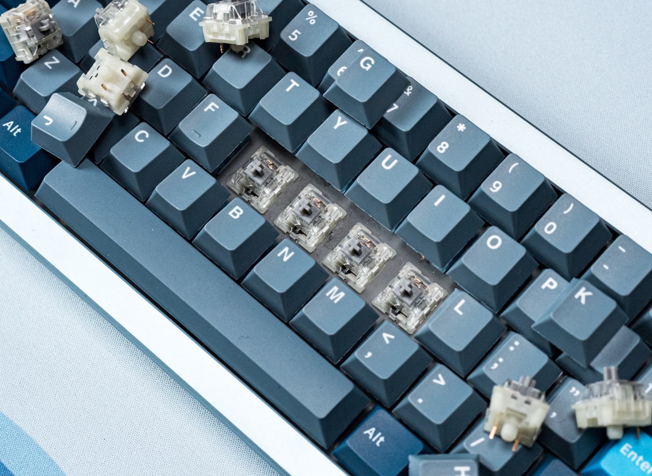 KTT Kang Ash Gray Tactile Switches