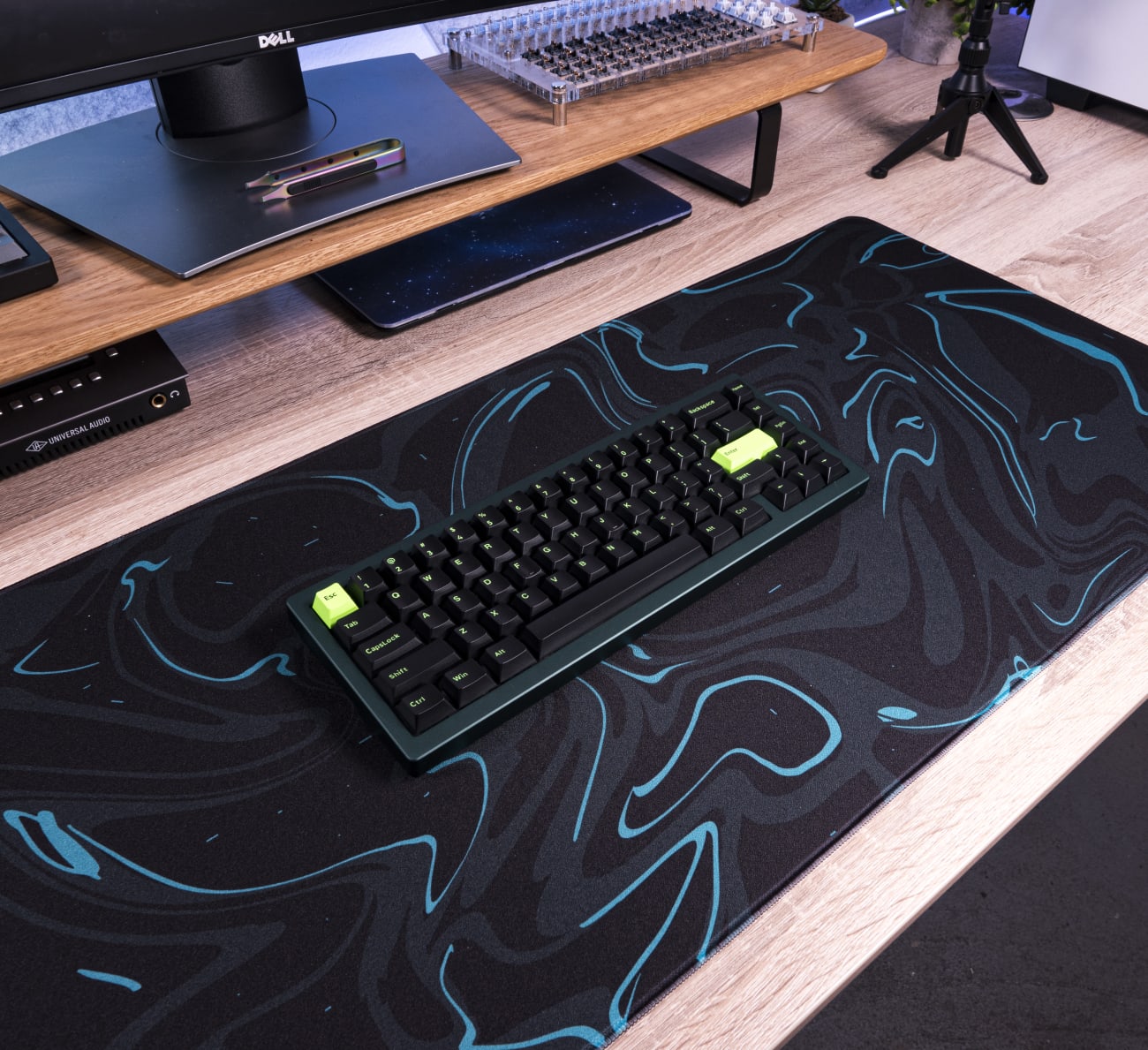 Marble Liquid Water Desk Mat