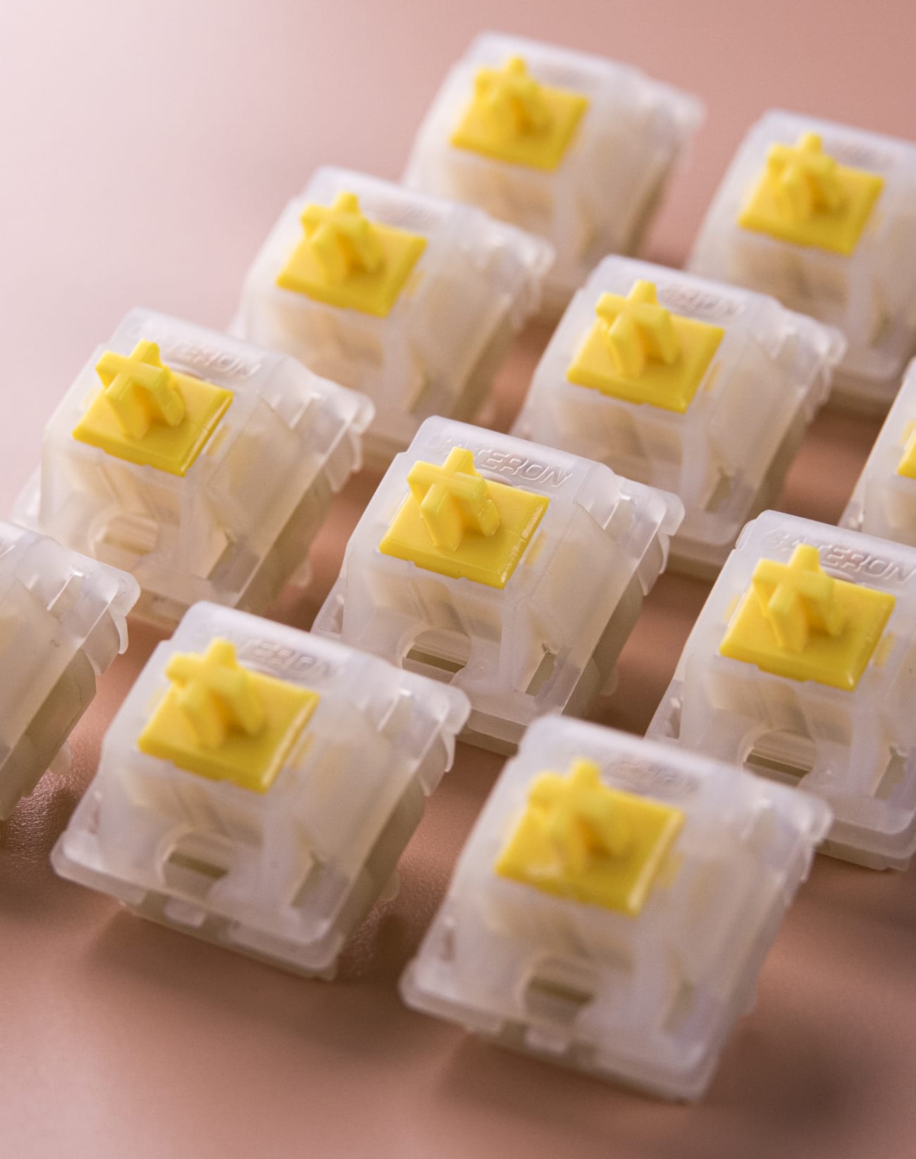 Gateron Milky Yellow Pro KS-3 Linear Switches