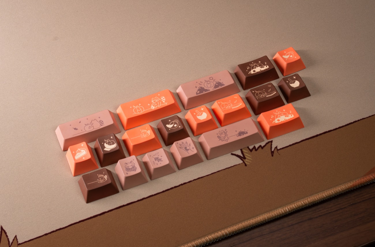 Pumpkin PBT Keycap Novelties