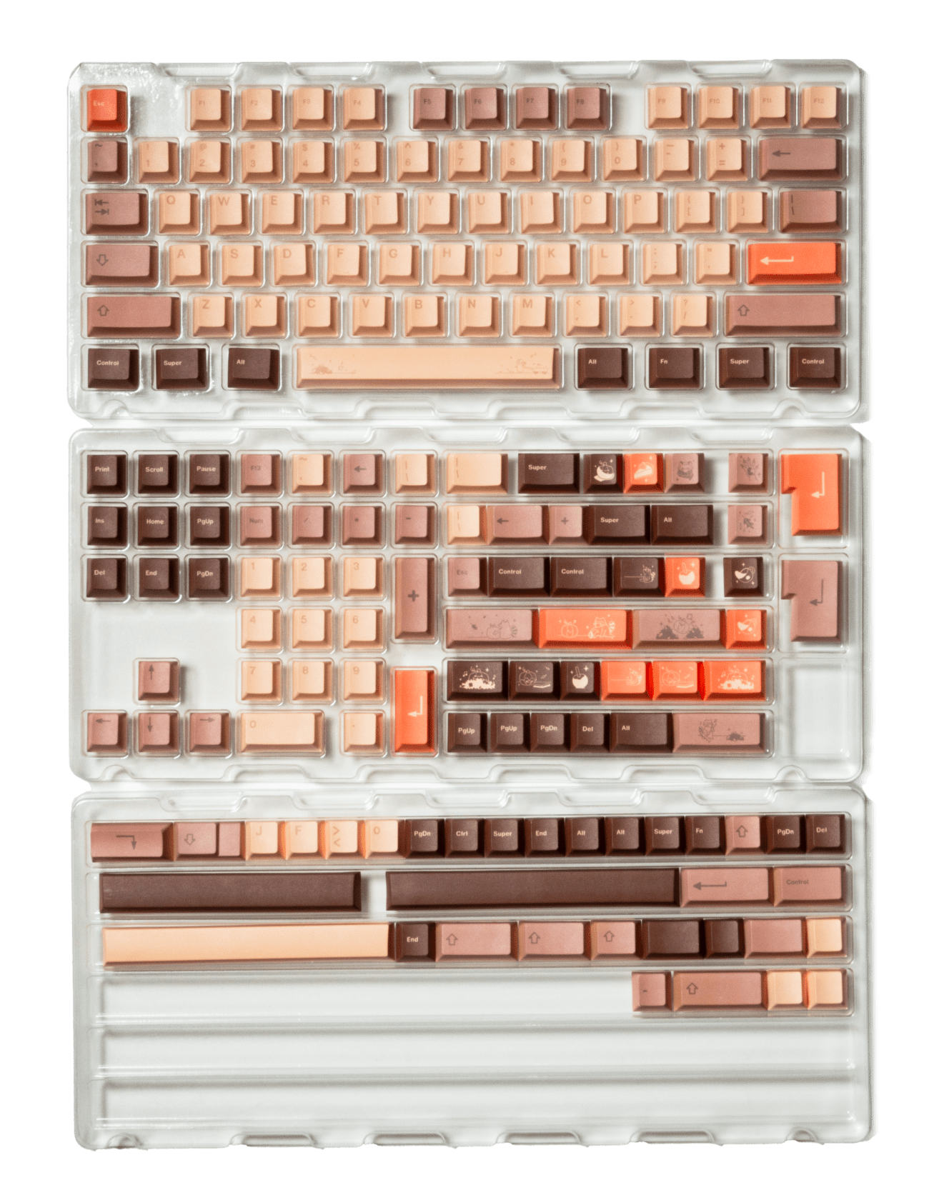 Pumpkin PBT Keycap Layout