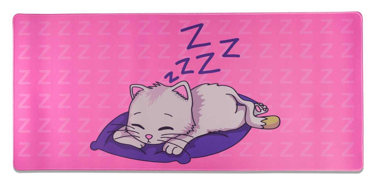 Sleeping Kitty XL Desk Mat Mouse Pad