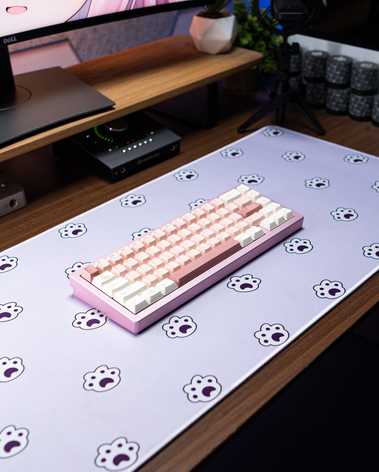 Strawberry Bunny PBT Keycaps