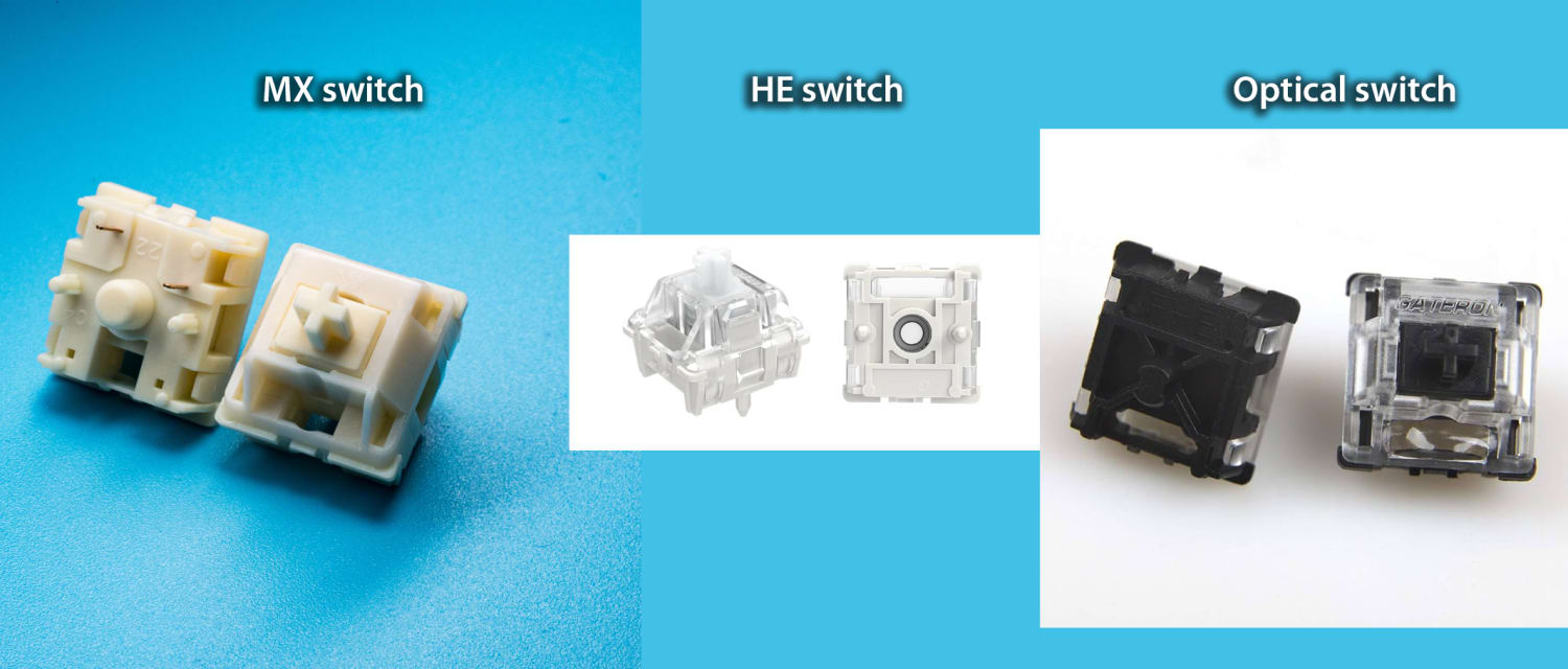 MX vs. Optical vs. HE Switches