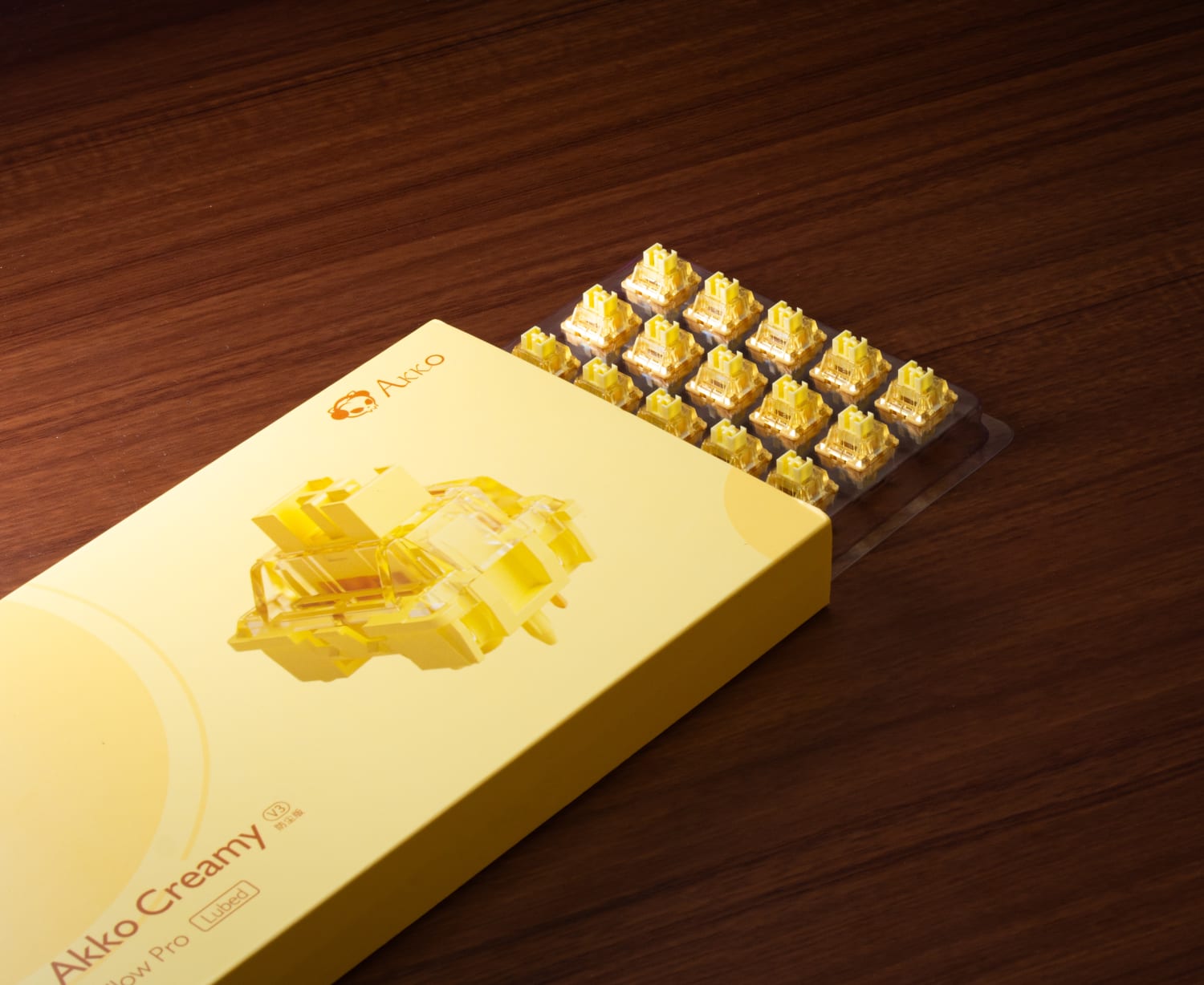 Akko Creamy Yellow Pro V3 Linear Switches | Kinetic Labs
