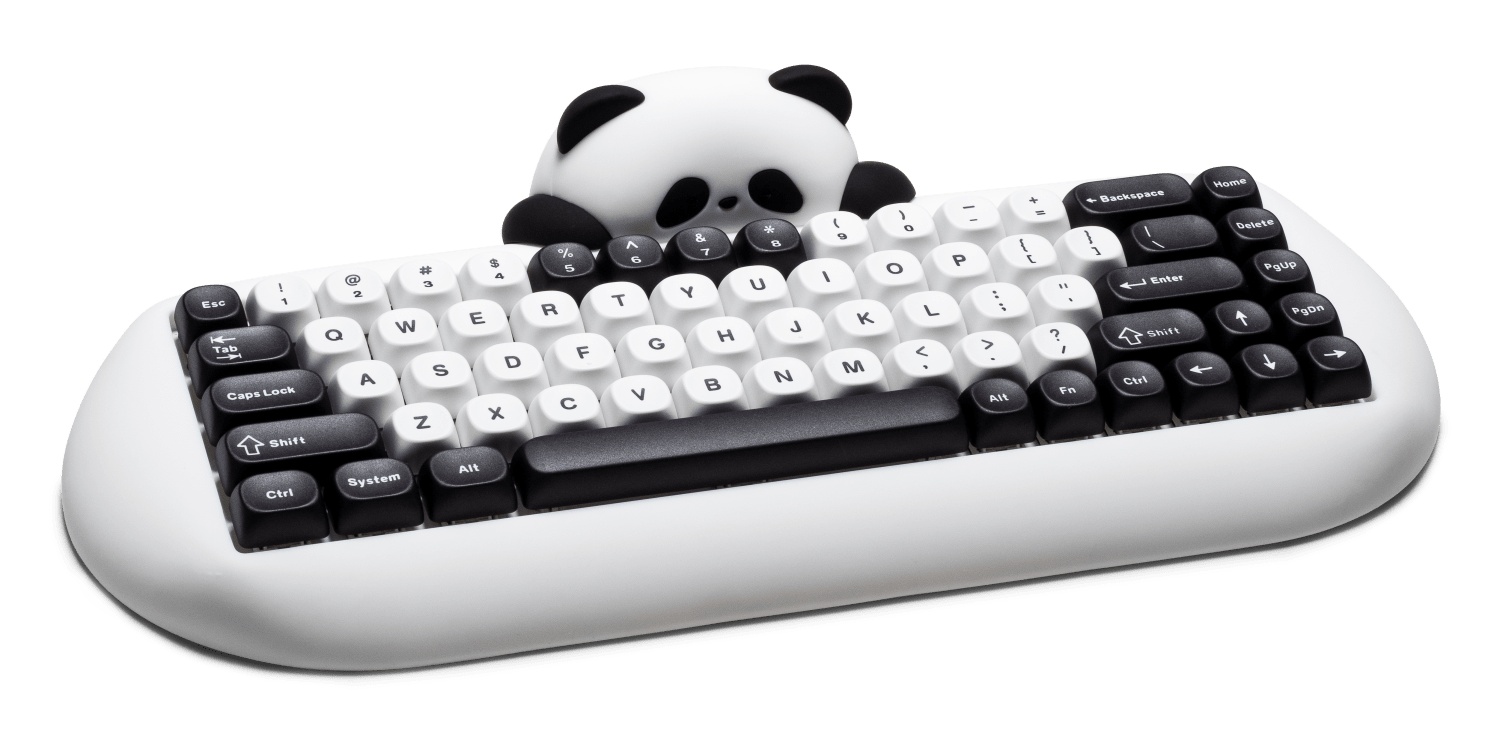 C68 Panda 65% Wireless Mechanical Keyboard | Kinetic Labs