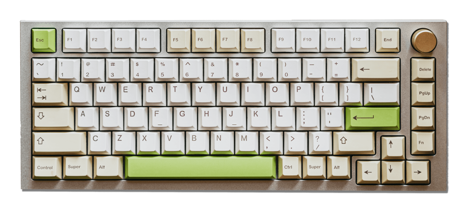 PolyCaps Corn Dye-Sub PBT Keycaps | Kinetic Labs