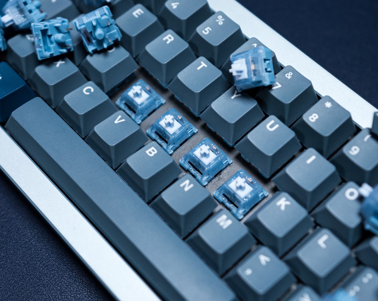 キーボード Monsgeek M2 HMX bluetopaz switch Monsgeek M2 HMX Bluetopaz Heavyweight Aluminum Mechanical Keyboard