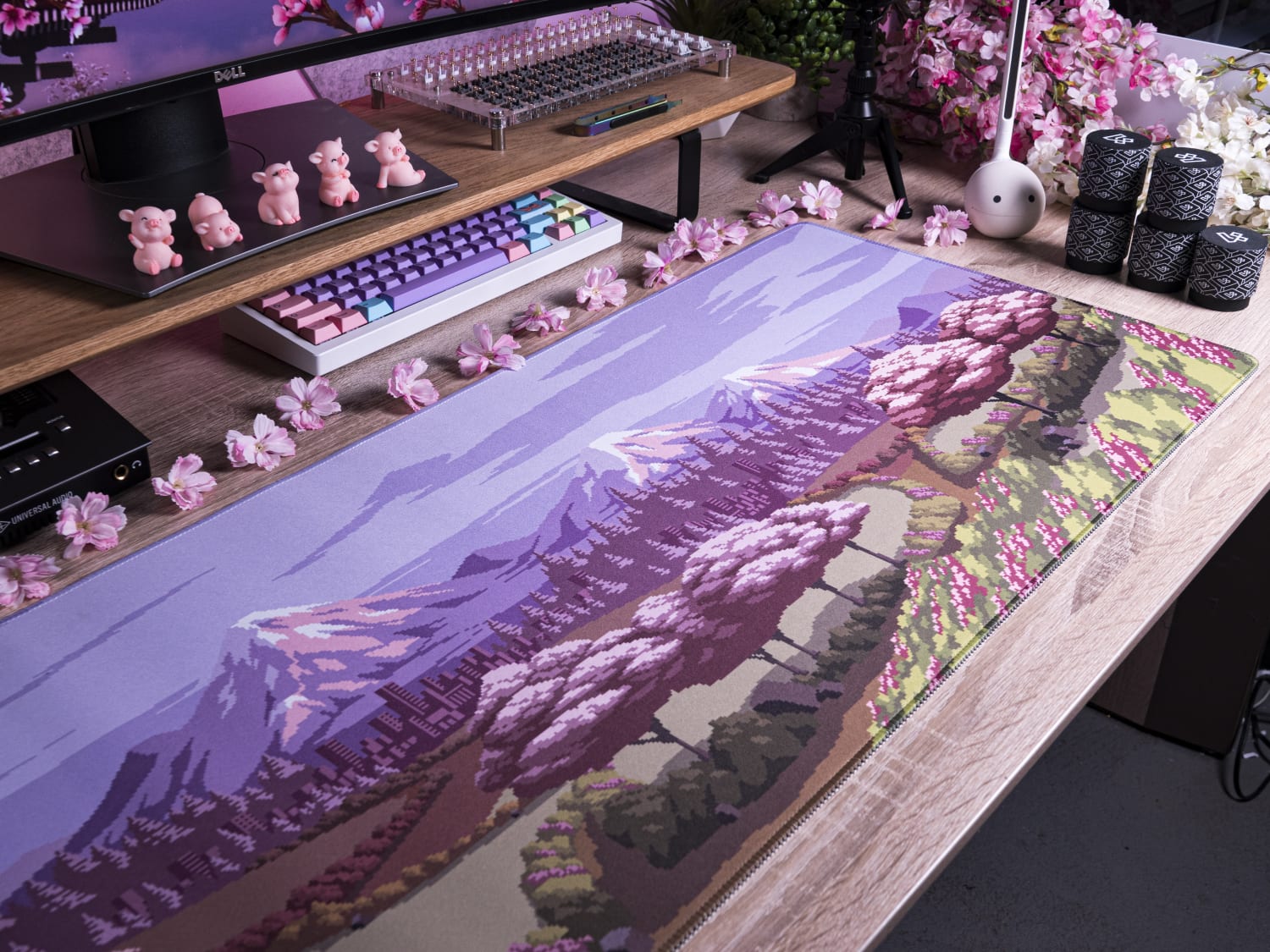 Spring Time Desk Mat by Hipyo Tech Labs