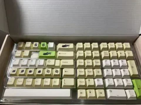 PolyCaps Corn Dye-Sub PBT Keycaps | Kinetic Labs