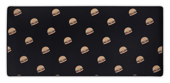 Burger Desk Mat Mouse Pad