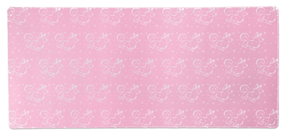 Pink Corgi cute desk mat desk pad