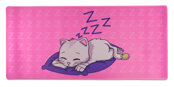 Sleeping Kitty Desk Mat Pad