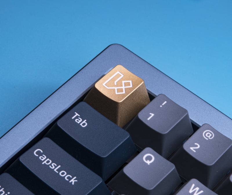 Brass Artisan Keycap | Kinetic Labs