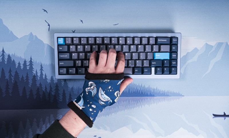 Typing gloves online