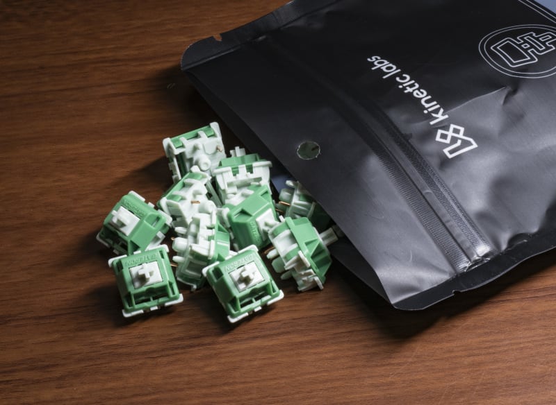 Gateron Green Apple Tactile Switches | Kinetic Labs