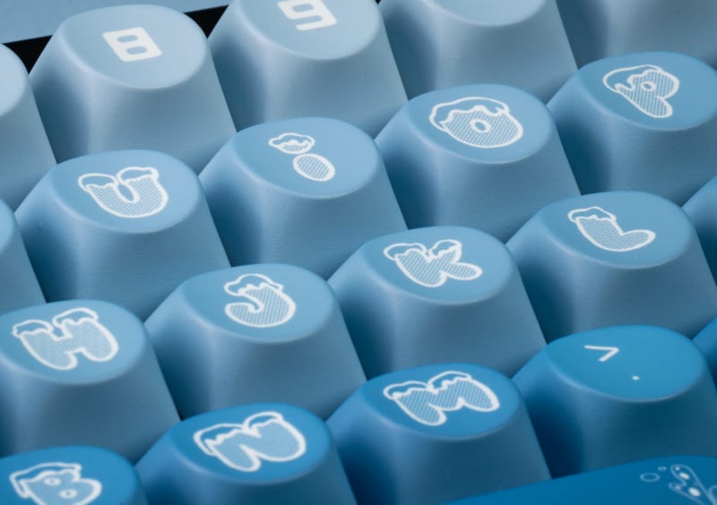 【新品・未使用品】Ocean Party Keycaps 海の底みたいな可愛さ♡ キーボードを深海の世界に染める『Ocean Party