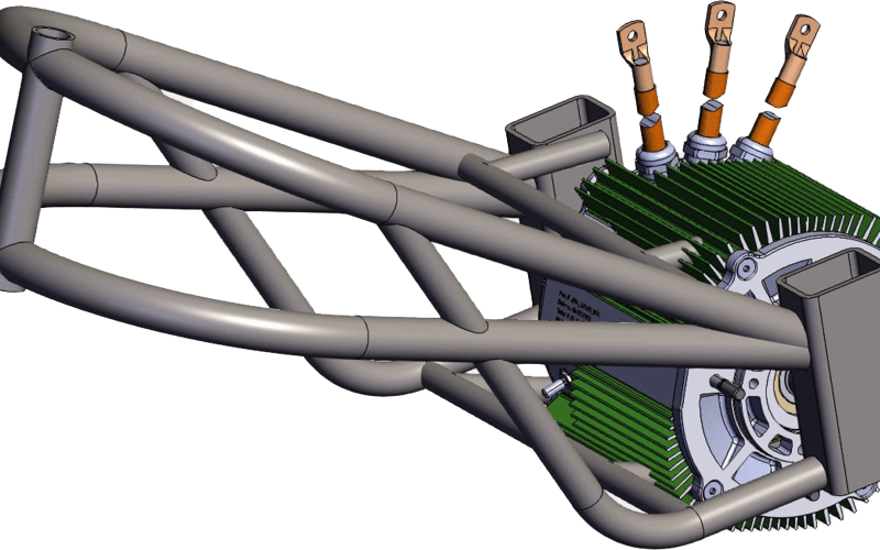 Electric Racing Motorcycle Frame