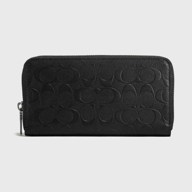 COACH Accordion Wallet In Signature Crossgrain Leather