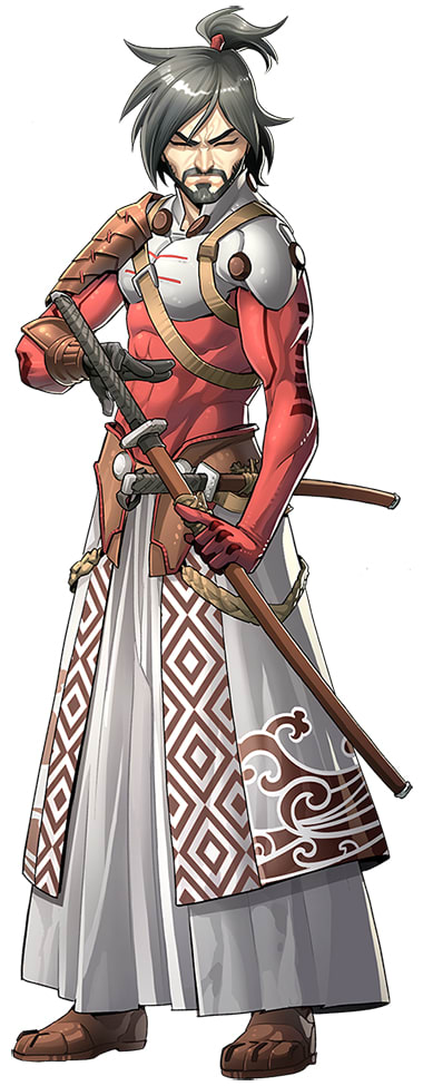 aristeia musashi concept art work