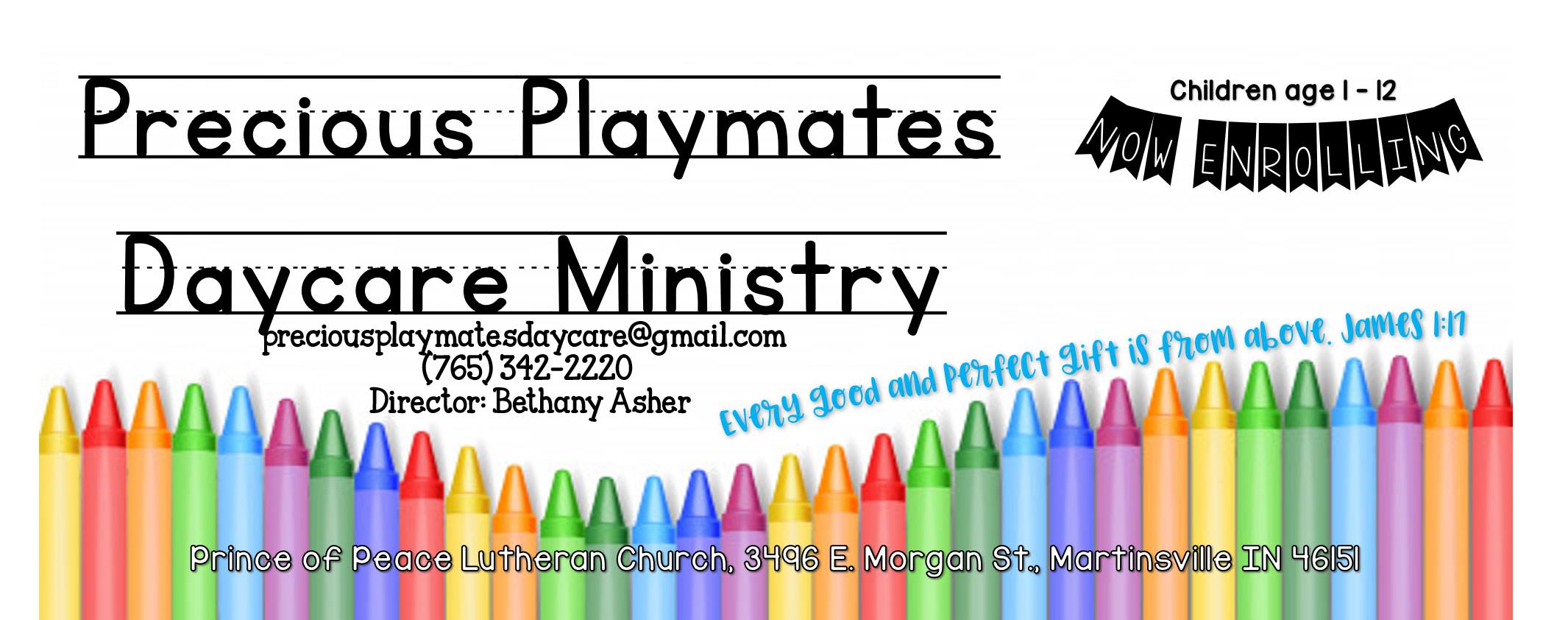 Precious Playmates Daycare Ministry