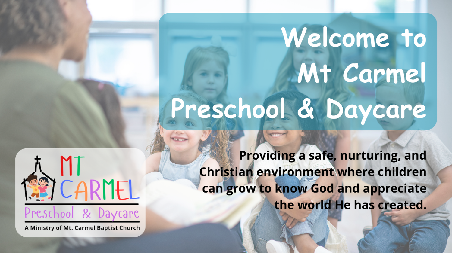 MT CARMEL BAPTIST CHURCH DAY CARE CENTER