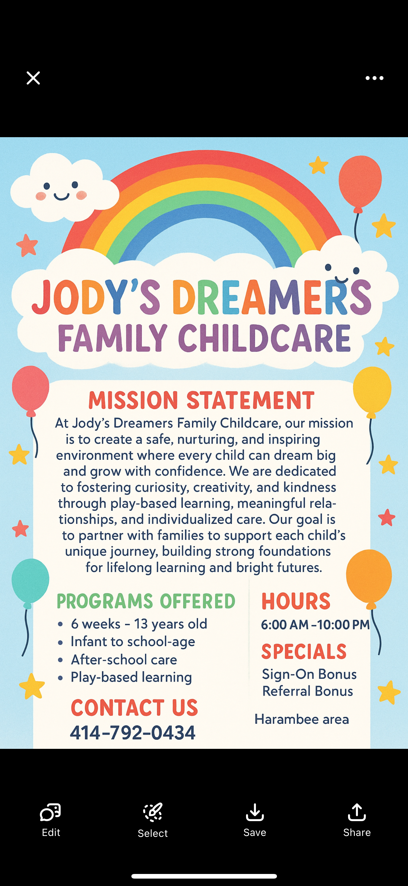 Jody's Dreamers Family Childcare