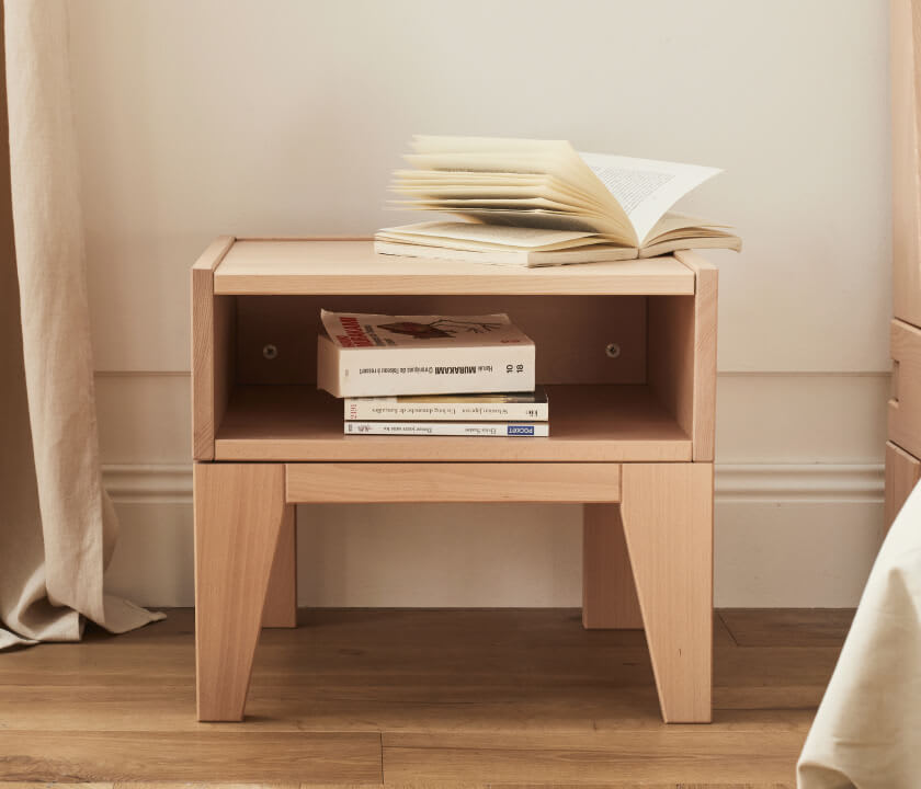 table de chevet en bois massif nova